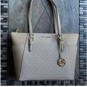 Michael Kors Charlotte Large Top Zip Tote